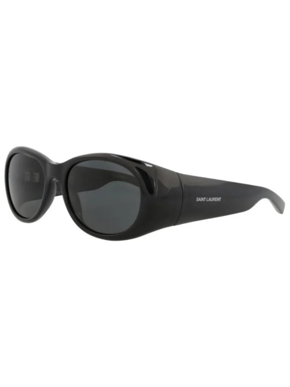 New Saint Laurent Womens Round/Oval Black Black Black Fashion Designer Sunglasse